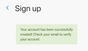 integromat: signup check email