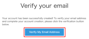 integromat: singup verify your email